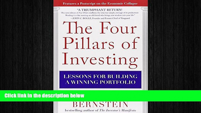 FREE PDF  The Four Pillars of Investing: Lessons for Building a Winning Portfolio READ ONLINE