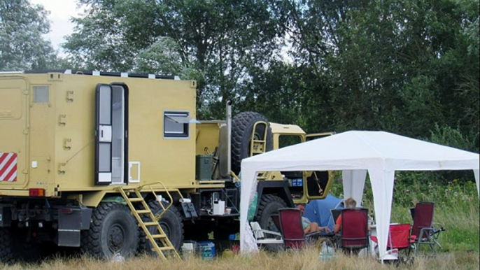 Concentrations de camions tout-terrains à Steinbourg