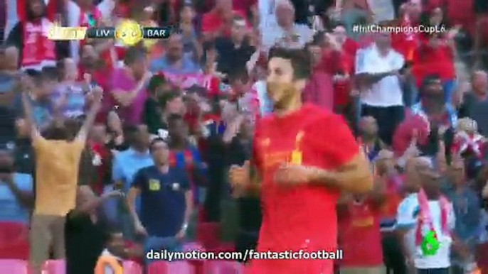 Marko Grujic Super Header Goal HD - Liverpool 4-0 FC Barcelona International Champions Cup 06.08.2016