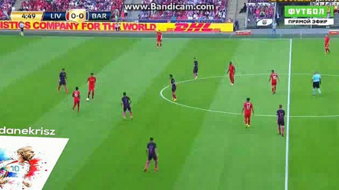 Luis Suarez Fantastic Chance - Liverpool vs Barcelona (International Champions Cup) 06.08.2016 HD