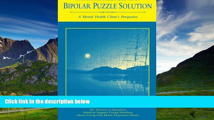 Must Have  Bipolar Puzzle Solution: A Mental Health Client s Perspective (Psychological Disorders