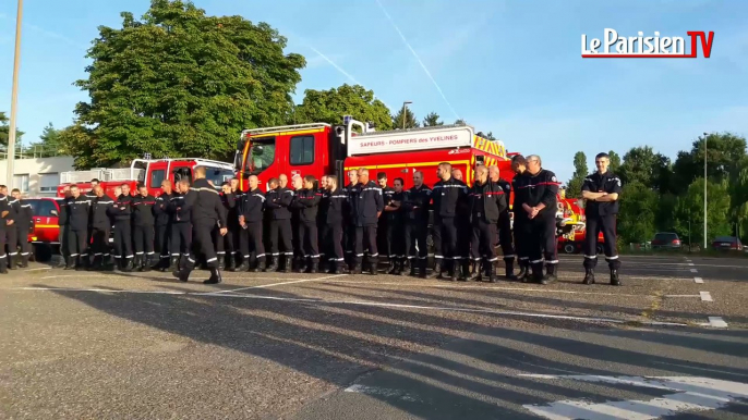 95 pompiers d'Île-de-France au secours des Bouches-du-Rhône