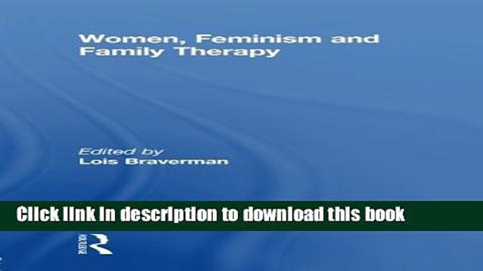 Ebook Women, Feminism and Family Therapy Full Online