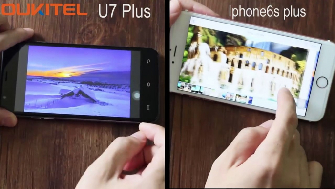 OUKITEL U7 Plus VS iPhone 6s plus