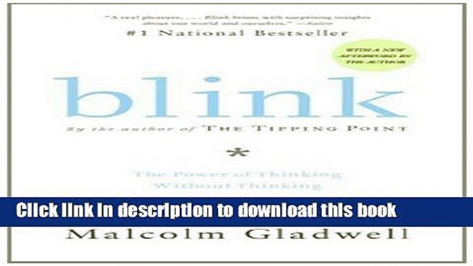 [Popular] Blink: The Power of Thinking Without Thinking Hardcover Free