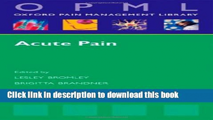 Books Acute Pain Free Online