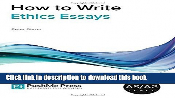 Ebook How to Write Ethics Essays Free Online