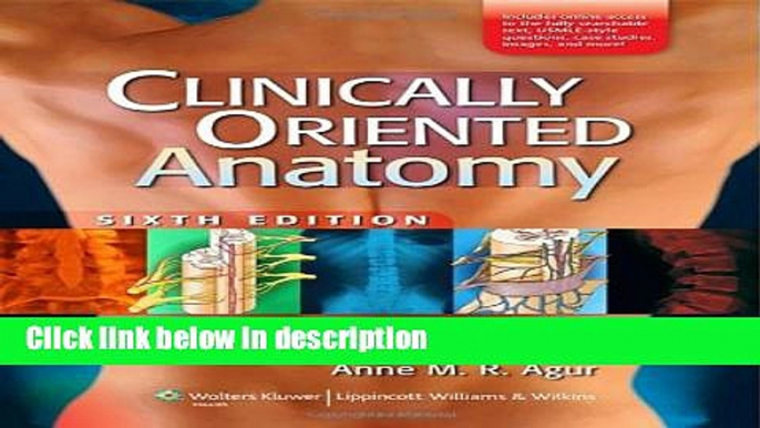 [PDF] Clinically Oriented Anatomy, 6th Edition [Online Books]