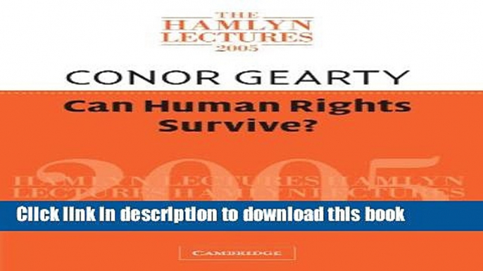 Books Can Human Rights Survive? Free Online