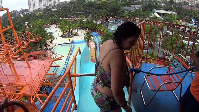 Crazy Scary Water Slide at Thermas dos Laranjais