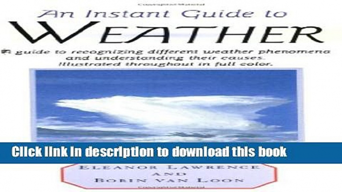 [PDF] Instant Guide to Weather E-Book Free