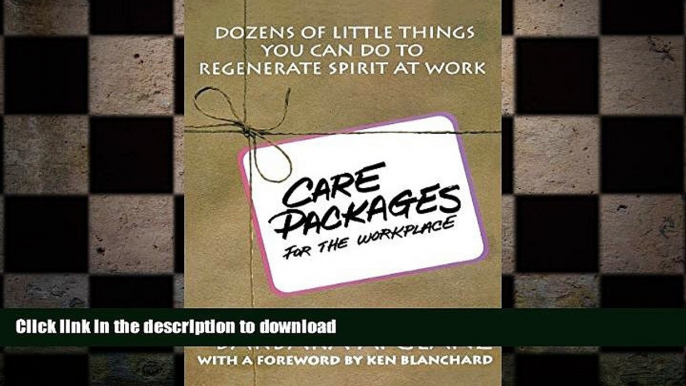 FAVORIT BOOK Care Packages for the Workplace: Dozens of Little Things You Can Do To Regenerate