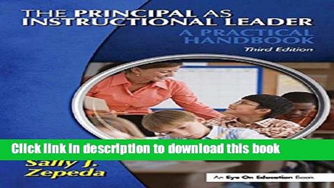 Books The Principal as Instructional Leader: A Practical Handbook Popular Book