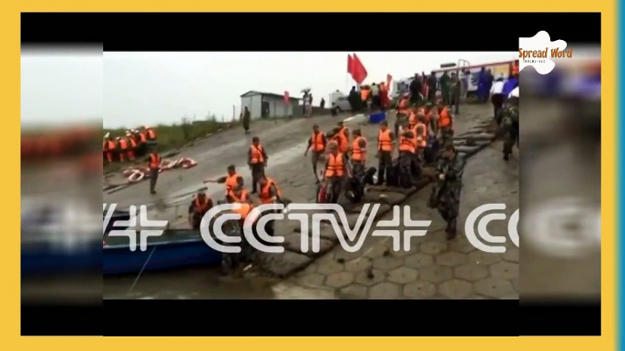 Ship sink with 458 people on-board at Yangtze River