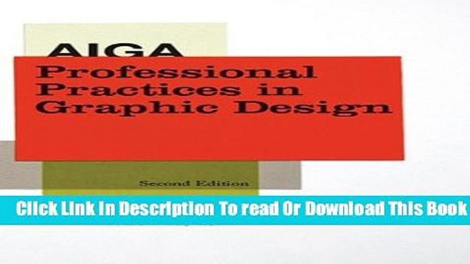 [Reading] AIGA Professional Practices in Graphic Design New Download