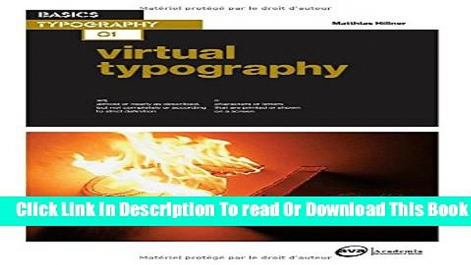 [Reading] Basics Typography 01: Virtual Typography Ebooks Online