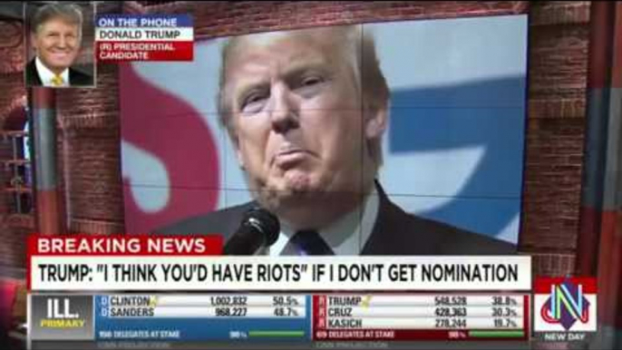 Trump: There Will Be "Riots" If I'm Leading In Delegates And Don't Win Nomination