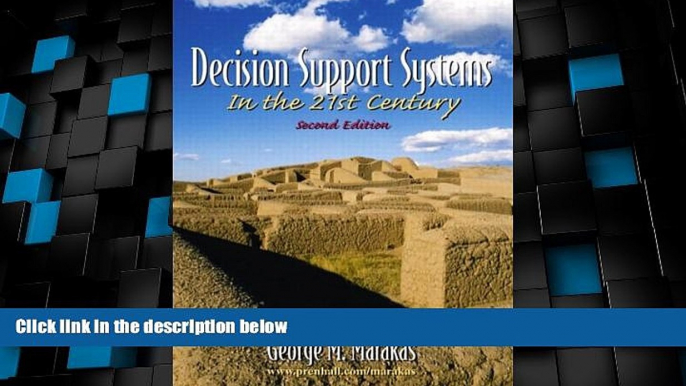 Big Deals  Decision Support Systems (2nd Edition)  Free Full Read Most Wanted