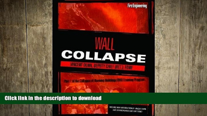 FAVORIT BOOK Wall Collapse Dvd: Part Of The Collapse Of Burning Buildings Video Training Program