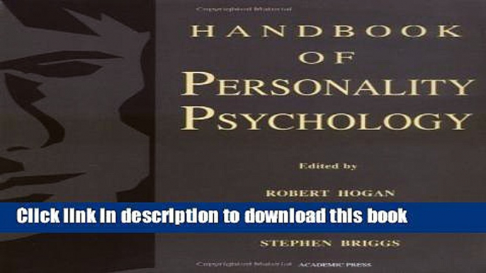 [Popular Books] Handbook of Personality Psychology Full Online