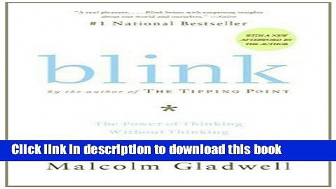 [Popular] Blink: The Power of Thinking Without Thinking Paperback OnlineCollection