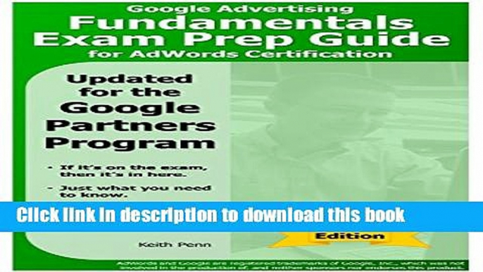 [Download] Google Advertising Fundamentals Exam Prep Guide for AdWords Certification (2016