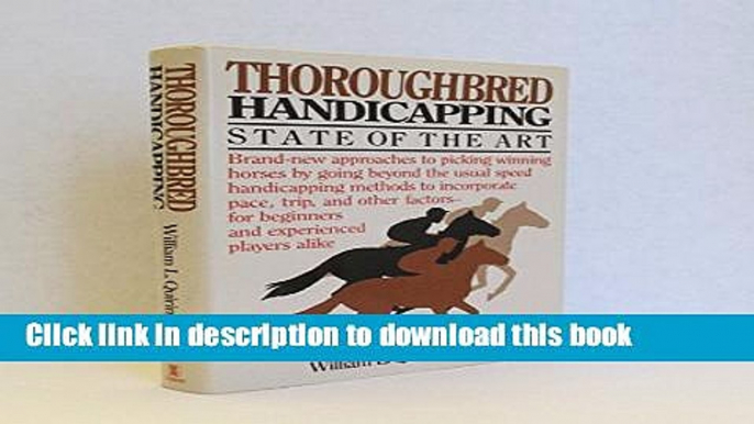 [Download] Thoroughbred Handicapping: State of the Art Kindle Collection