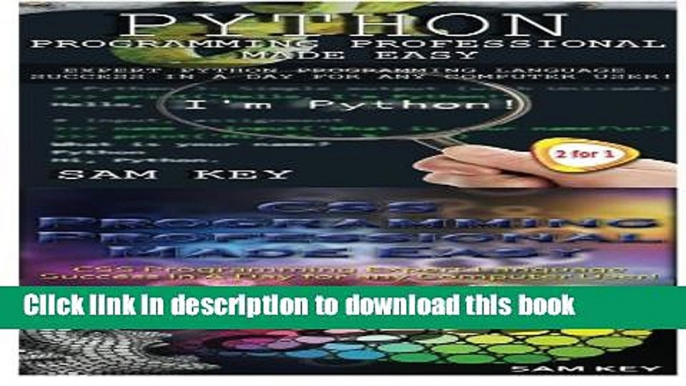 [PDF] Python Programming Professional Made Easy   CSS Programming Professional Made Easy (Volume