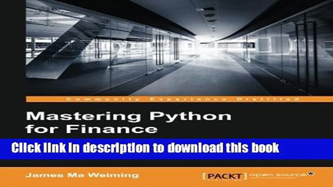 [PDF] Mastering Python for Finance Book Online