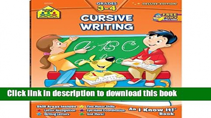 Download Cursive Writing Grades 3-4 E-Book Free