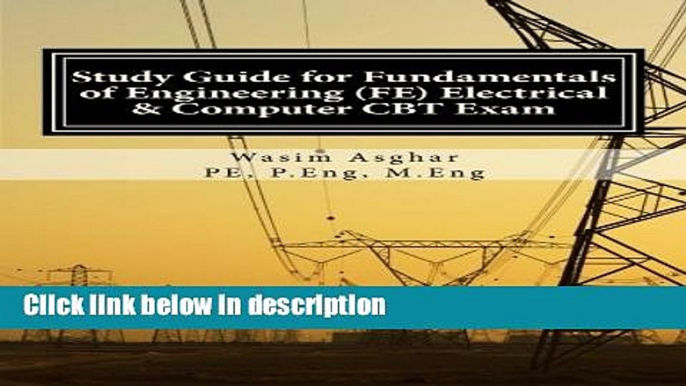 Download Study Guide for Fundamentals of Engineering (FE) Electrical and Computer CBT Exam: