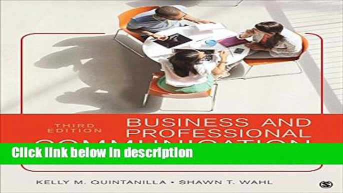 Download Business and Professional Communication: KEYS for Workplace Excellence [Online Books]