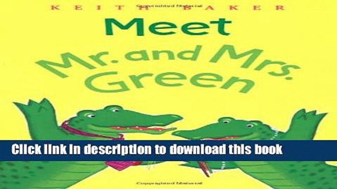 [Download] Meet Mr. and Mrs. Green Kindle Collection