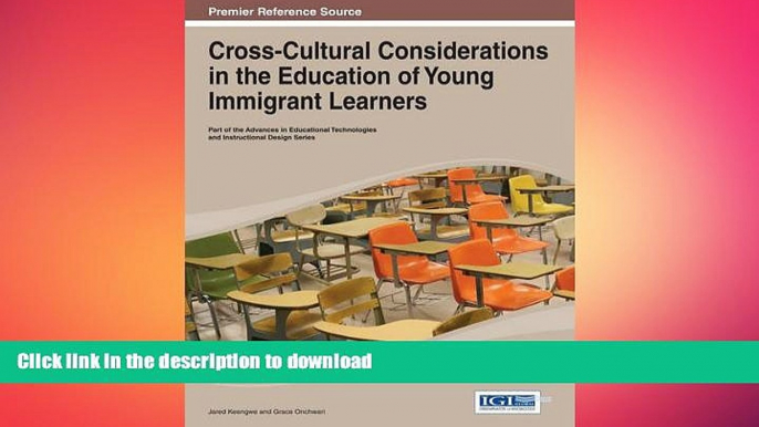 FAVORIT BOOK Cross-Cultural Considerations in the Education of Young Immigrant Learners (Advances