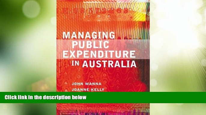 Big Deals  Managing Public Expenditure in Australia  Best Seller Books Best Seller