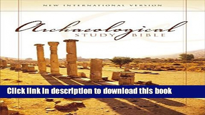 [Popular] NIV, Archaeological Study Bible, eBook: An Illustrated Walk Through Biblical History and