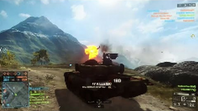 Battlefield 4(BF4) : Multiplayer Gameplay on Xbox one (XB1) Montage "EPIC Tank warfare part 2"