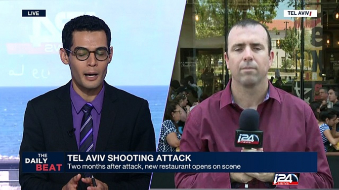 2 months after Tel Aviv attack, new restaurant opens on scene