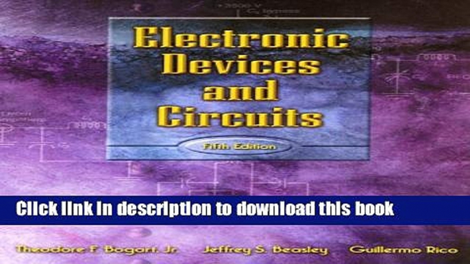 [Download] Electronic Devices and Circuits (5th Edition) Paperback Free