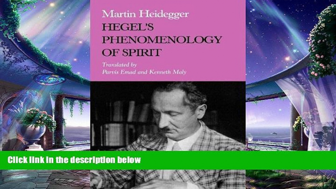 there is  Hegel s Phenomenology of Spirit (Studies in Phenomenology and Existential Philosophy)