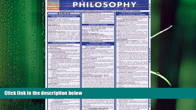 behold  Philosophy (Quickstudy: Academic)