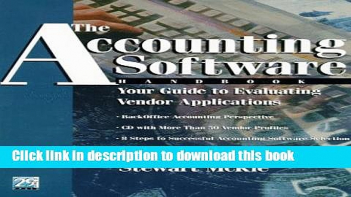 [Download] The Accounting Software Handbook: Your Guide to Evaluating Vendor Applications :