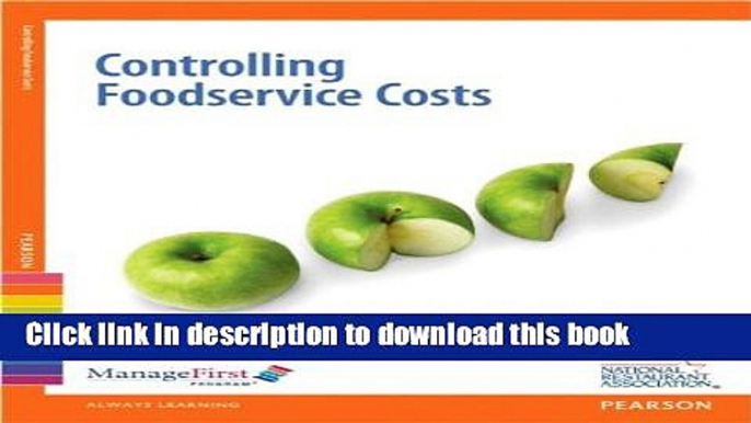 [Popular] ManageFirst: Controlling FoodService Costs with Answer Sheet (2nd Edition) Paperback