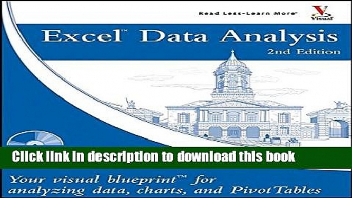 [Download] Excel Data Analysis: Your Visual Blueprint for Analyzing Data, Charts, and PivotTables,