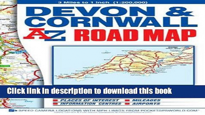 [Popular Books] Devon   Cornwall Road Map Full Online