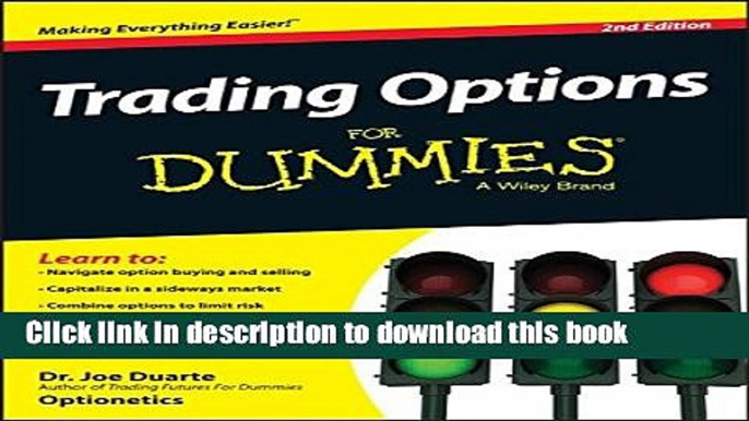 [Popular] Trading Options For Dummies Kindle Online