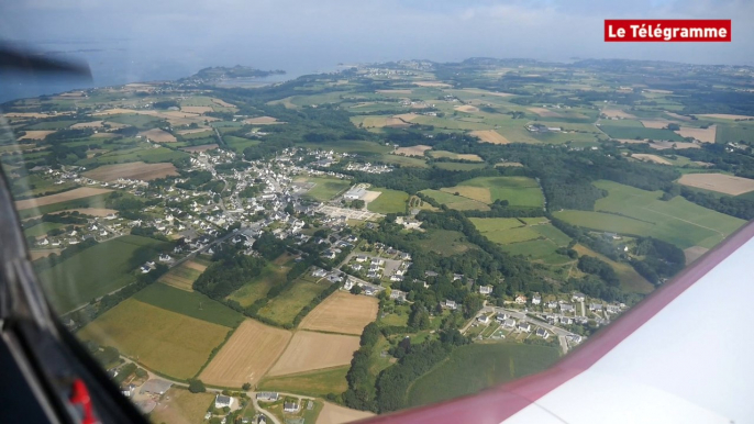 Aéroclub. La baie de Morlaix vue du ciel