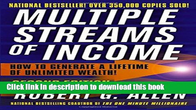 [Popular] Multiple Streams of Income: How to Generate a Lifetime of Unlimited Wealth Kindle Free