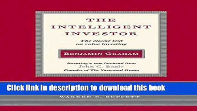 [Popular] Intelligent Investor: The Classic Text on Value Investing Hardcover Free