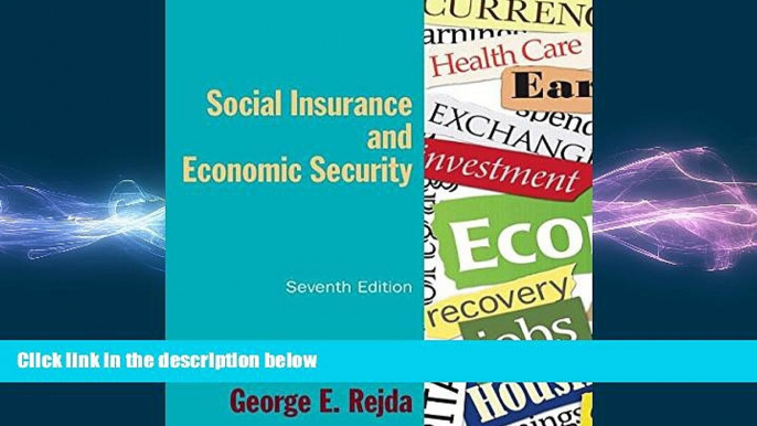 FREE DOWNLOAD  Social Insurance and Economic Security READ ONLINE